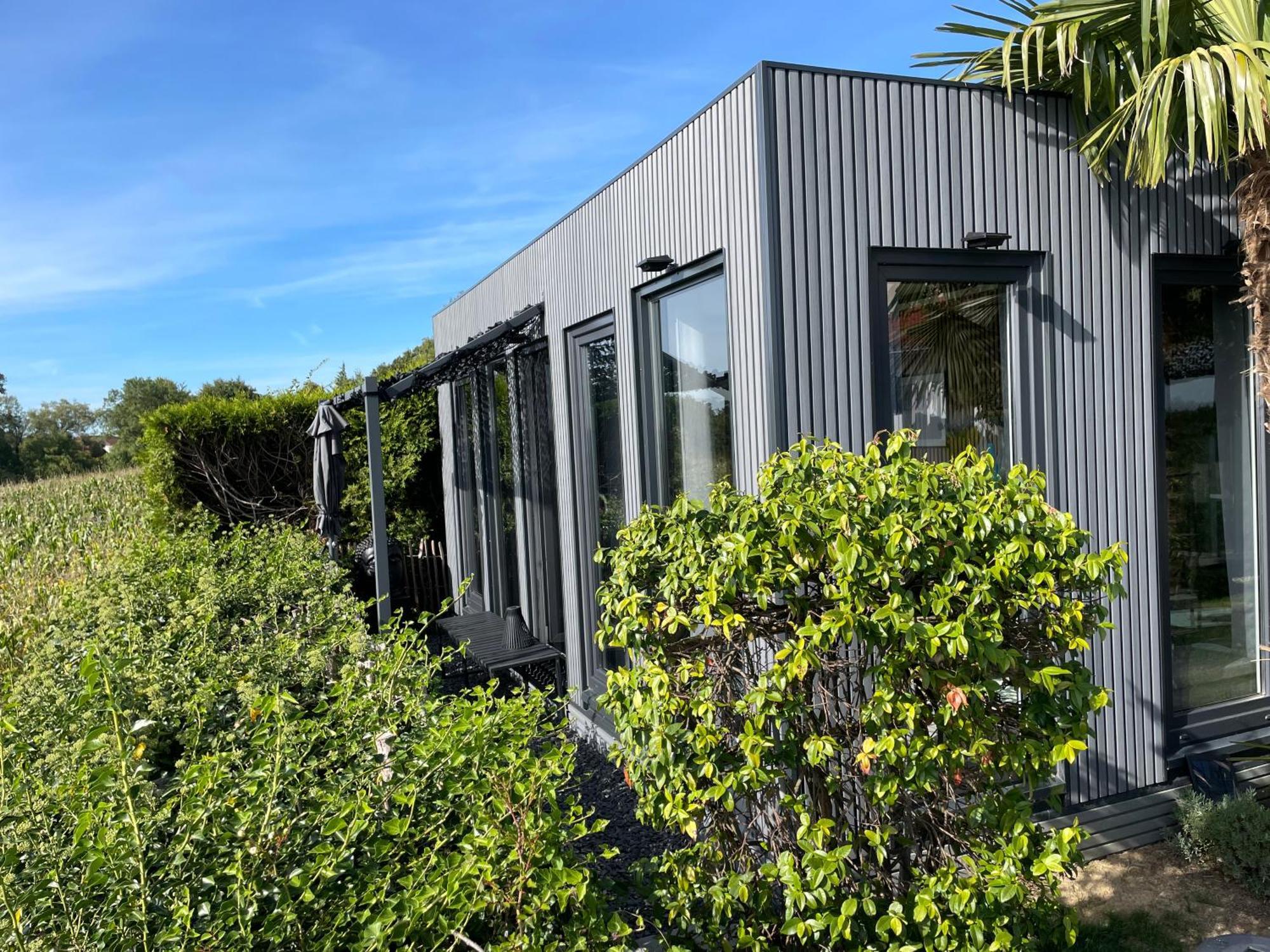 Tiny-House Mit Alpen- Stadt- Und Poolblick , Wlan Pasov Exteriér fotografie